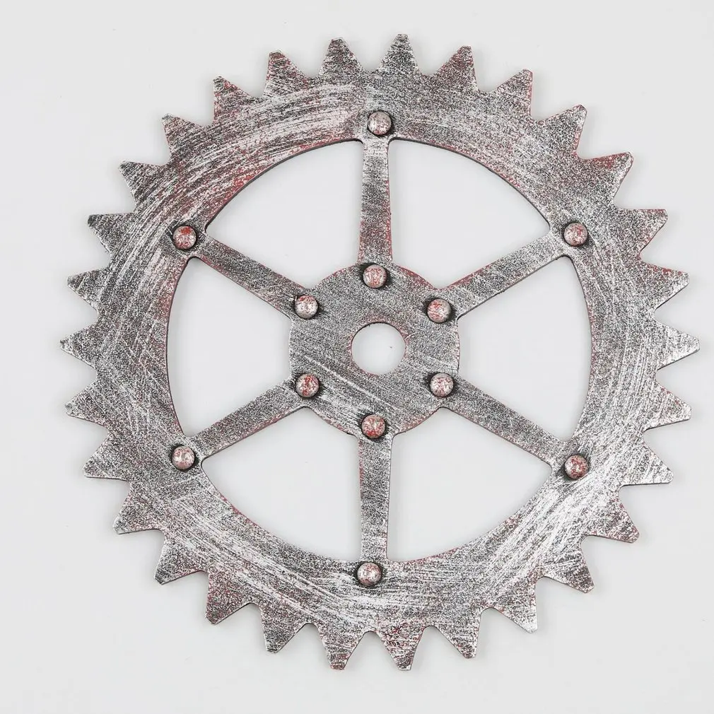 24/32 см Золотой Серебряный Цвет Ретро промышленный Стиль Имитация металла дерево