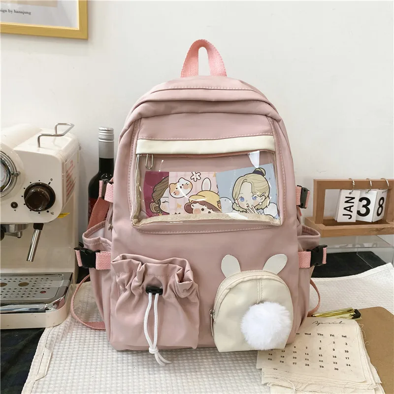 

Autumn and winter new 2021 wind Korean high school students junior high school students large capacity backpack