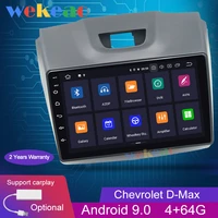 wekeao touch screen 9 1din android 9 0 car radio automotivo car dvd player for chevrolet s10 d max android auto gps navigation