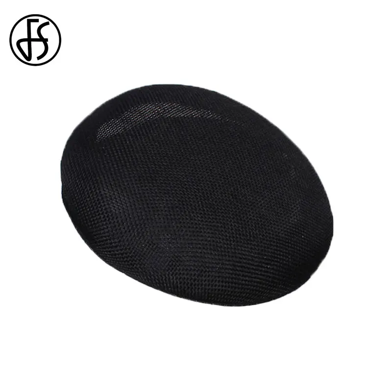

FS Imitation Sinamay Fascinator Hat Bases 15 CM Size Wedding Church Party Hats For Women Hair Accessories Ladies
