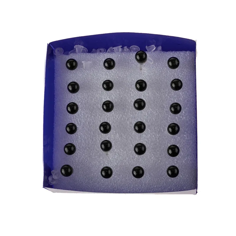 Серьги-гвоздики с жемчугом для женщин и девушек комплект из 12 партий/уп ярких