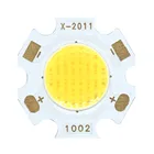 10 шт., 3 Вт, 5 Вт, 7 Вт, 10 Вт, светодиодный светильник COB, чип-бусы, 300мА, 2020 мм, золотая линия, яркий светодиодный чип-лампа для DIY, Точечный светильник и ножной светильник
