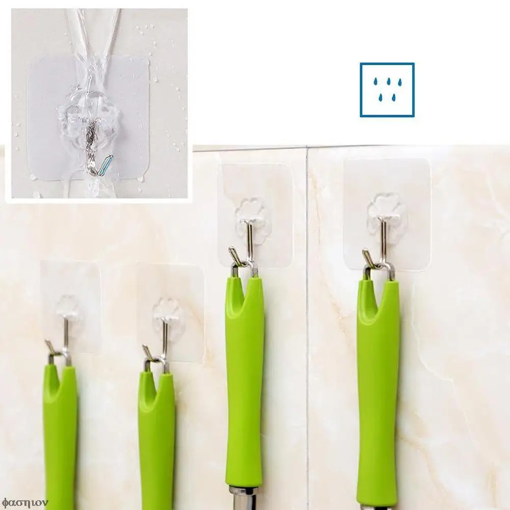 

Водонепроницаемый прозрачный яркий крючок-держатель, 10 кг, 1 шт.