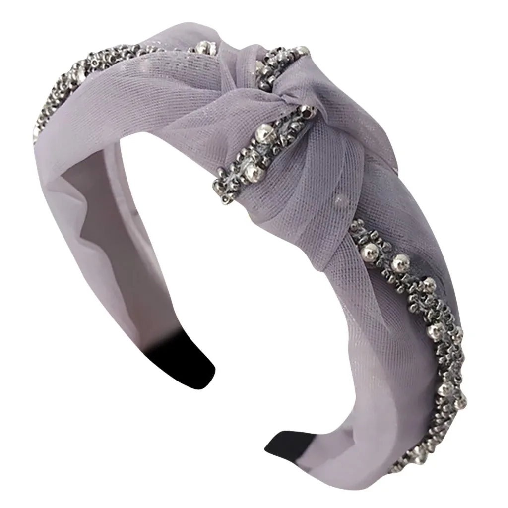 Модная повязка для волос с бантом Женский ободок простой милый девочек |