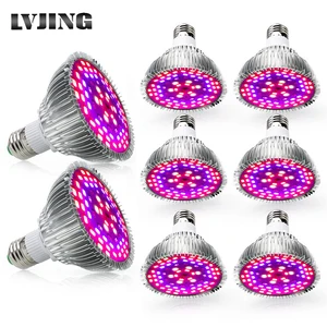 Фитосветодиодный ПА светодиодная полного спектра, s-лампа для теплиц, комнатных цветов, выращивания растений, тент для роста, 8 шт., 4 шт., 2 шт., 1 шт., 50 Вт