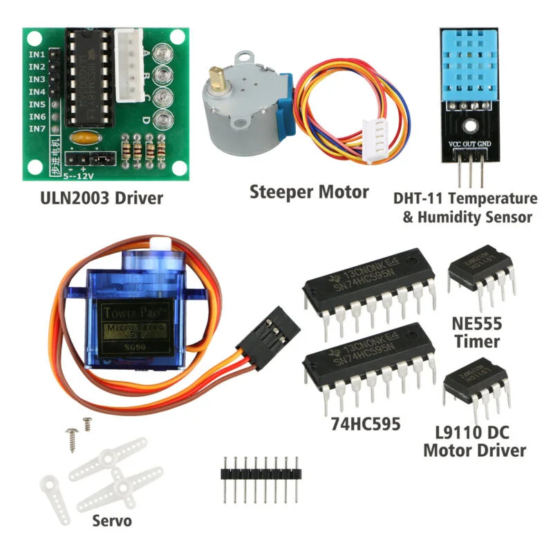 

Electronic Starter Learning Kit Component Beginner Tools Equipment Set
