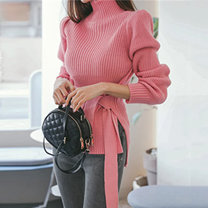 4 цвета осенне-зимние теплые вязаные свитера с длинным рукавом женские и пуловеры