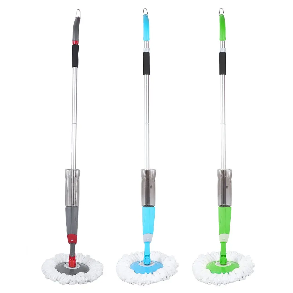 Автоматический распылитель воды с круглой головкой из микрофибры Швабра для