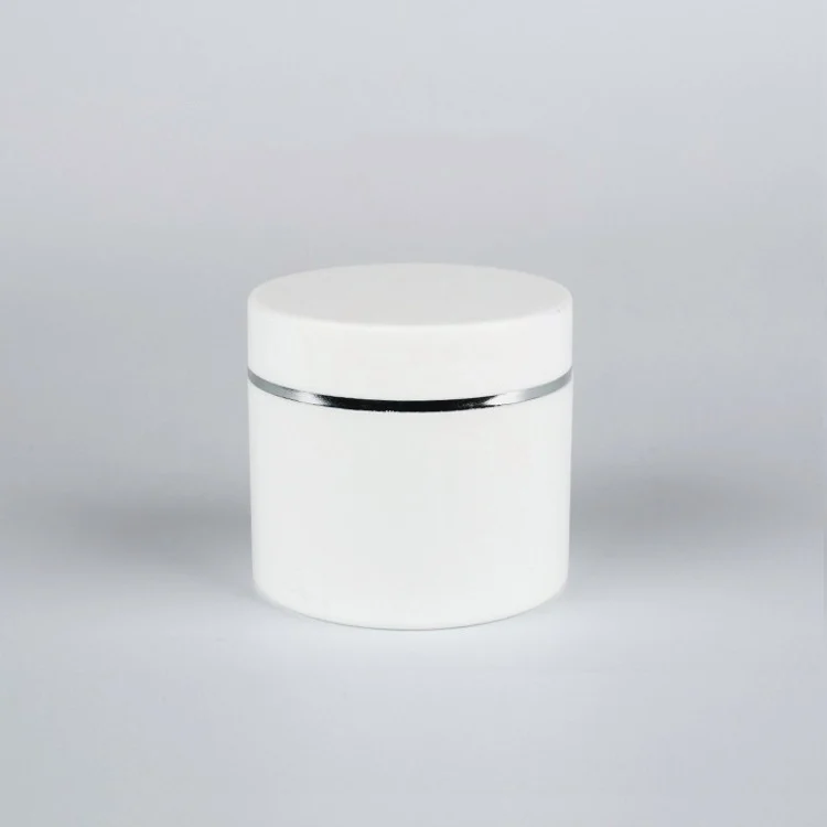 Пустая белая банка для крема 30 г 50 100 Высококачественная косметичка 20