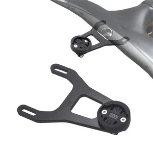 bicycle computer carbon fiber mount extender holder gps stopwatch holder for garmin igpsport mount support gopro 5d handlebar free global shipping
