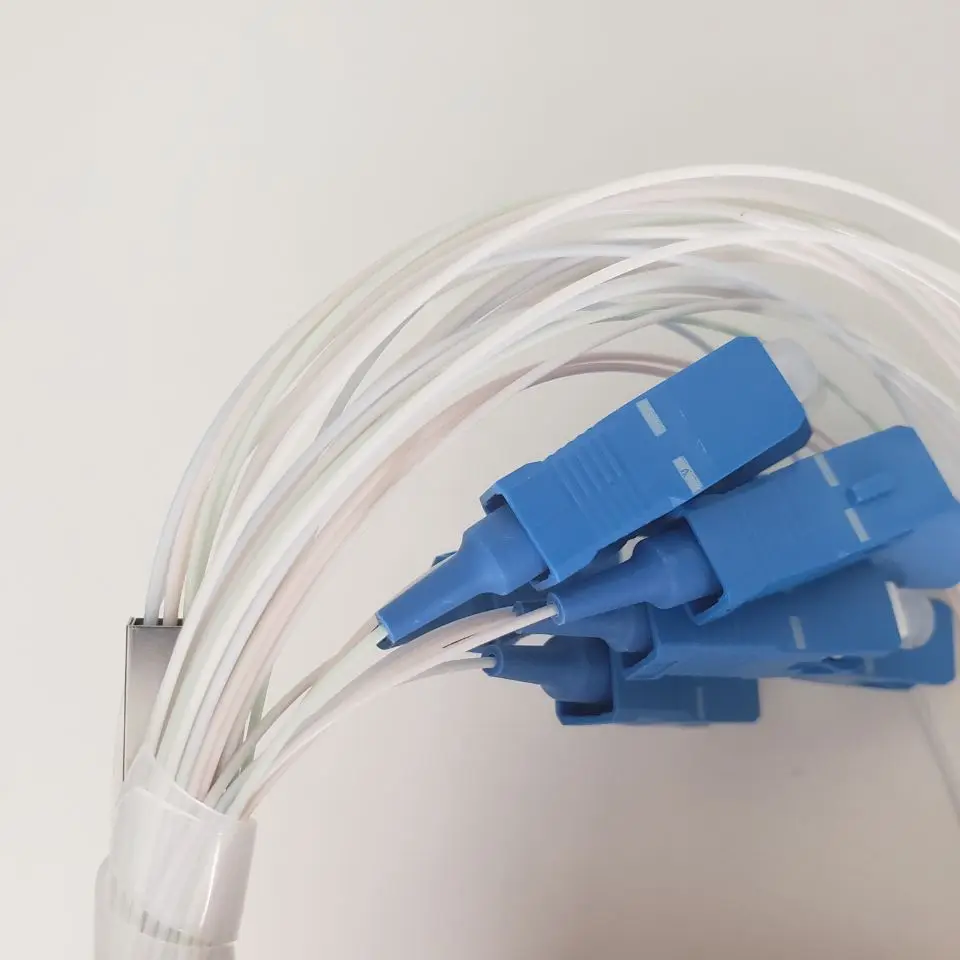 Оптоволоконный ПВХ ПЛК Сплиттер FTTH fttx 10 шт. SC UPC 1x16 сплиттер|Детали устройств
