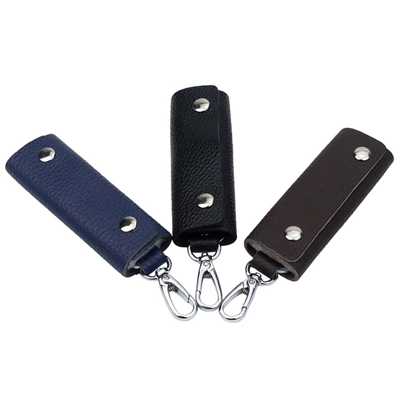 

PU Leather Door Lock Key Bag Multifunctional Men's Retro Gift Ladies Key Bag