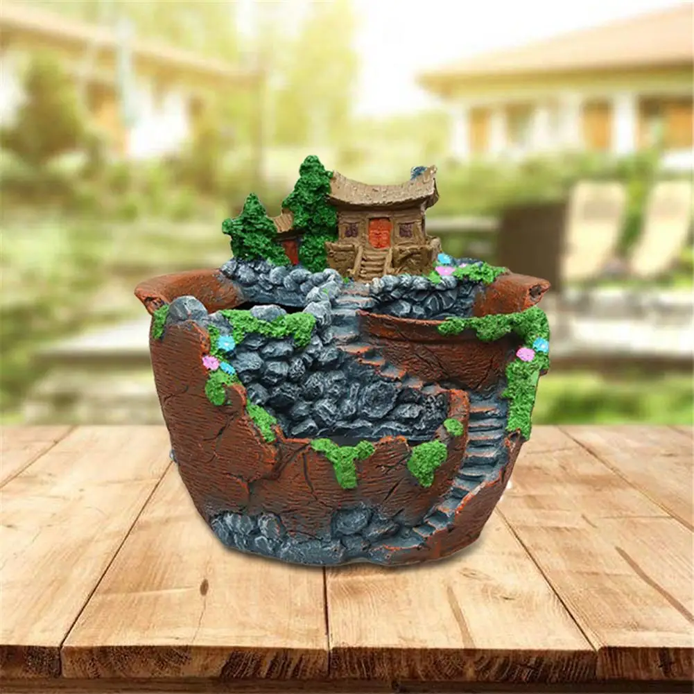 Креативный микро Ландшафтный цветочный горшок подвесной садовый дизайн цветы