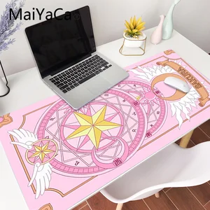 large 70x30cm anime cardcaptor saku mouse pad laptop desk mouse mat locking edge rubber computer xxl speed gamer gaming mousepad free global shipping