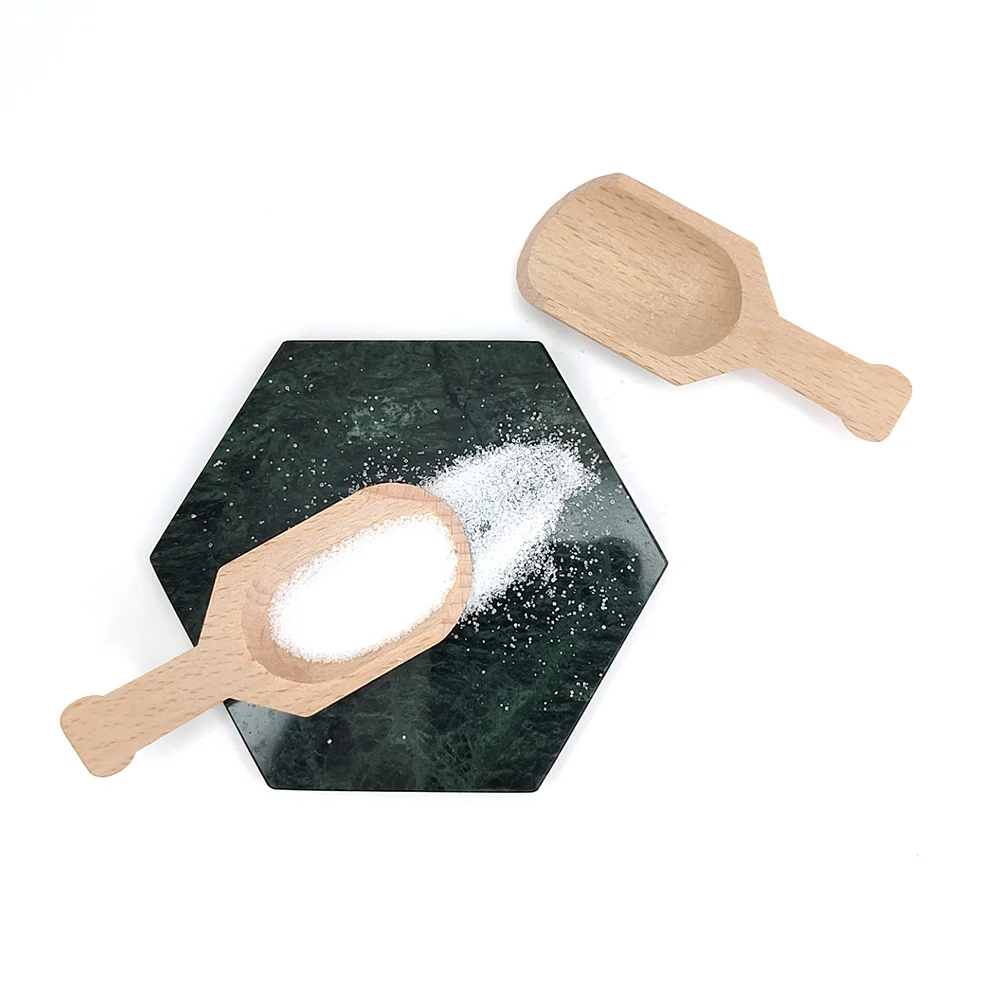 Natural Wooden Condiment Scoop Spoon Milk Powder Flatware Small Tea Sugar Salt Kitchen Spice Handicraft Wood Spoons | Дом и сад