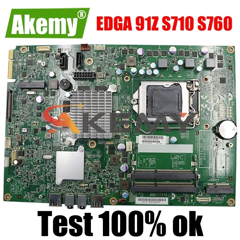 

Материнская плата Akemy для Lenovo Edga 91Z S710 S760 с GPU FRU 03T9014 48, 3et04.01m H61 MB 100% протестирована Быстрая доставка
