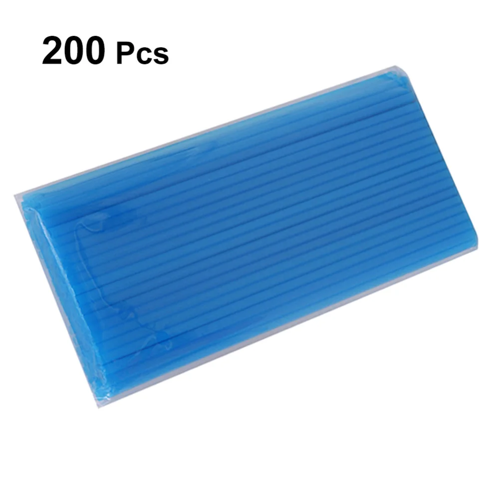 

200 Pcs Straws Disposable Flat Mouth and Straight Drinking Straws Smoothie Drink Straws for Wedding Birthday Party Favor