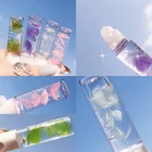 Масло для губ в виде лепестков, прозрачное бесцветное масло для губ, глазурь для губ, увлажняющий питательный водостойкий блеск для губ, Женский гель для губ TSLM1