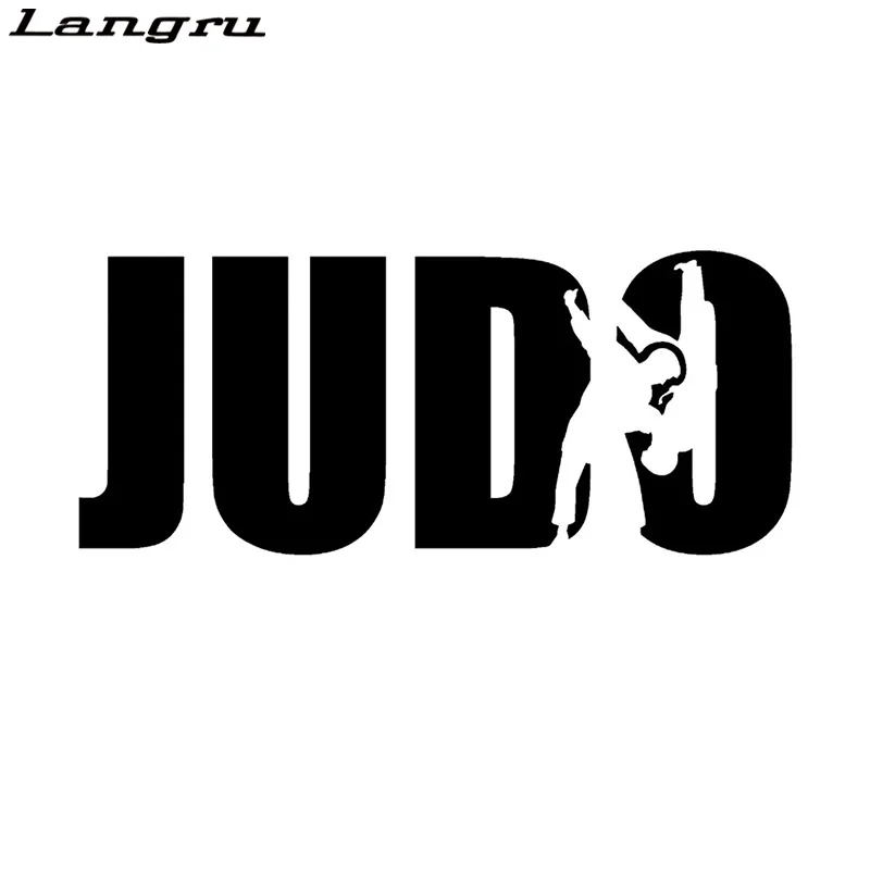 Langru виниловые наклейки 18 8 см * Judo Sports Wrestling Fighter аксессуары для автомобиля