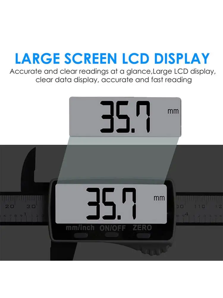 Штангенциркуль цифровой с ЖК дисплеем 6 дюймов|Штангенциркули| |