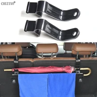 2pcs car suv seat back hook hanger organizer headrest holder backrest hook 20kg load bearing for umbrella handbag towel