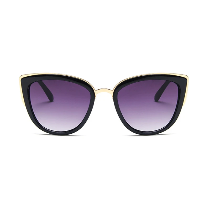 

Vintage Black Cat Eye Sunglasses Women Triangular Cateye Design Ladies Sun glasses Leopard Lens Cute Sexy Mirror Glasses