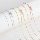 Короче спереди и длиннее сзади) Paulina твердого стерлингового серебра 925 раздвижной Регулируемый бамбука цепи ожерелье 18 