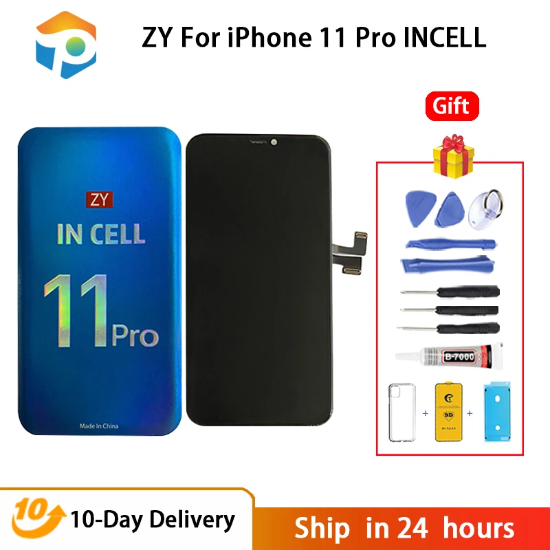 

Test AAA ZY Incell Screen For iPhone X XR Xs Max 11 11Pro LCD Display Touch Screen Digitizer Assembly Replacement Parts LCD