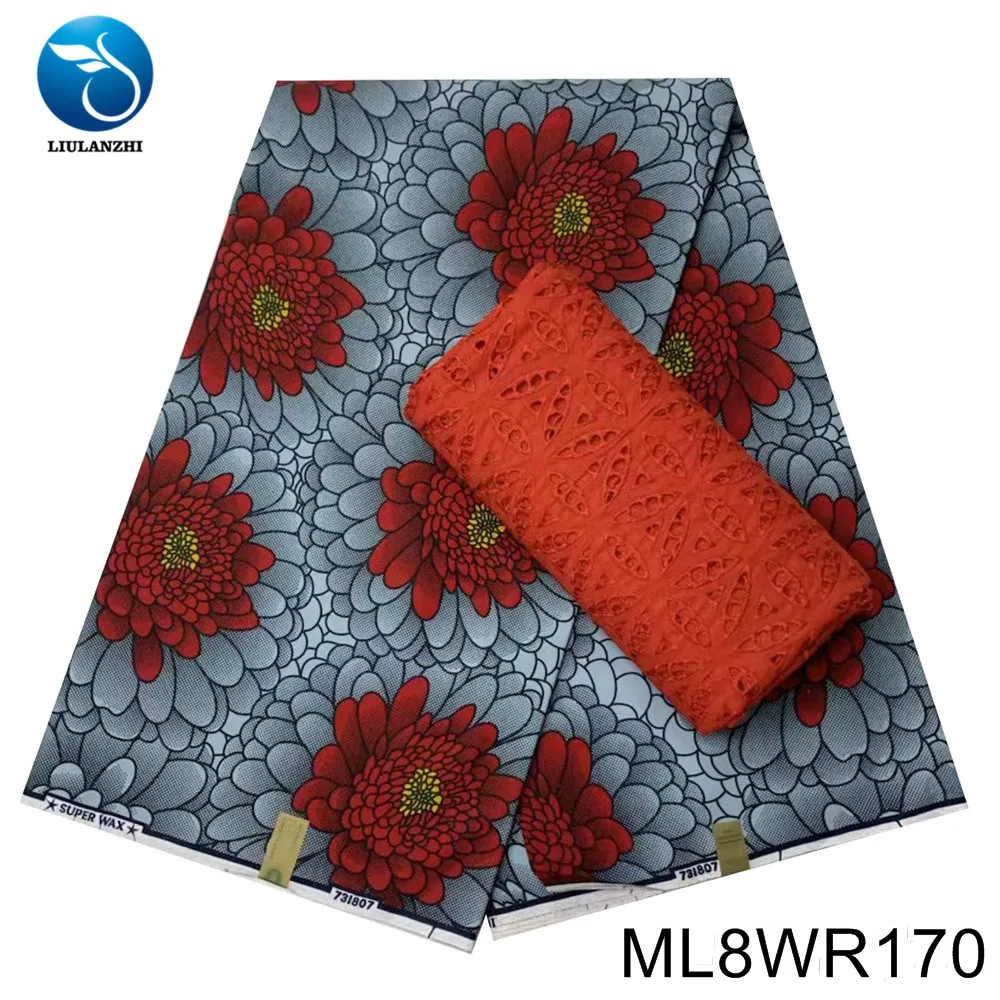 

Воск LIULANZHI Анкара, 3 ярда, ткань для шитья одежды, хлопок, сухая кружевная ткань, нигерийские принты, кружевная хлопковая ткань