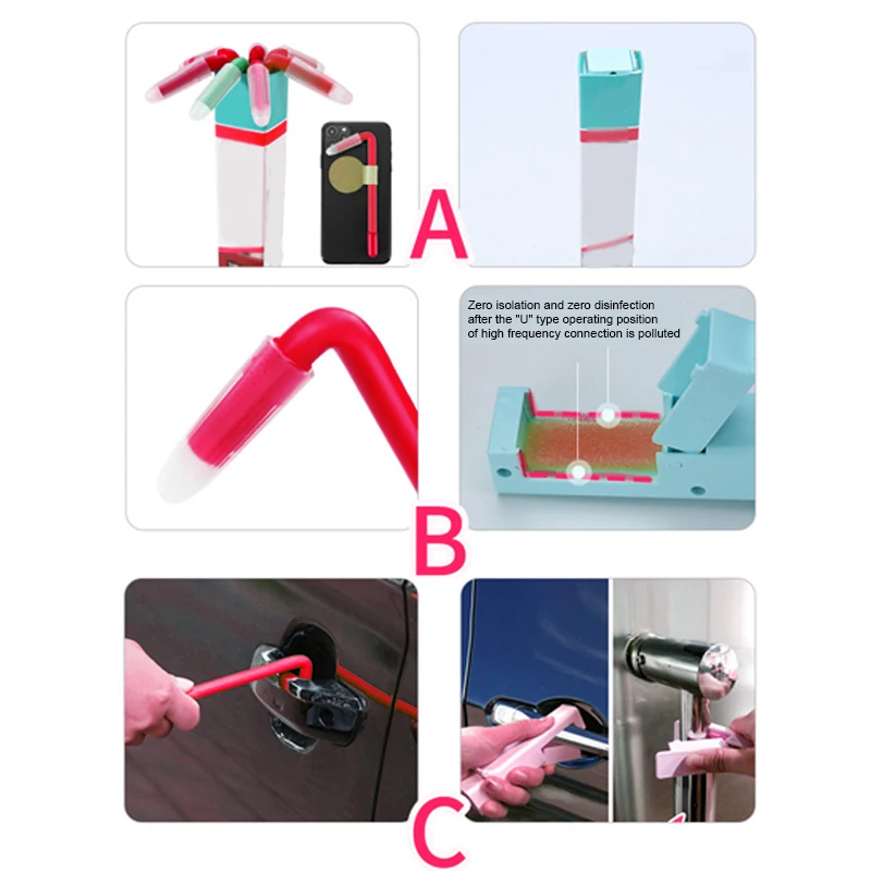 Лифтовая кнопка сенсорная открывающаяся дверная ручка бесконтактная Кнопка