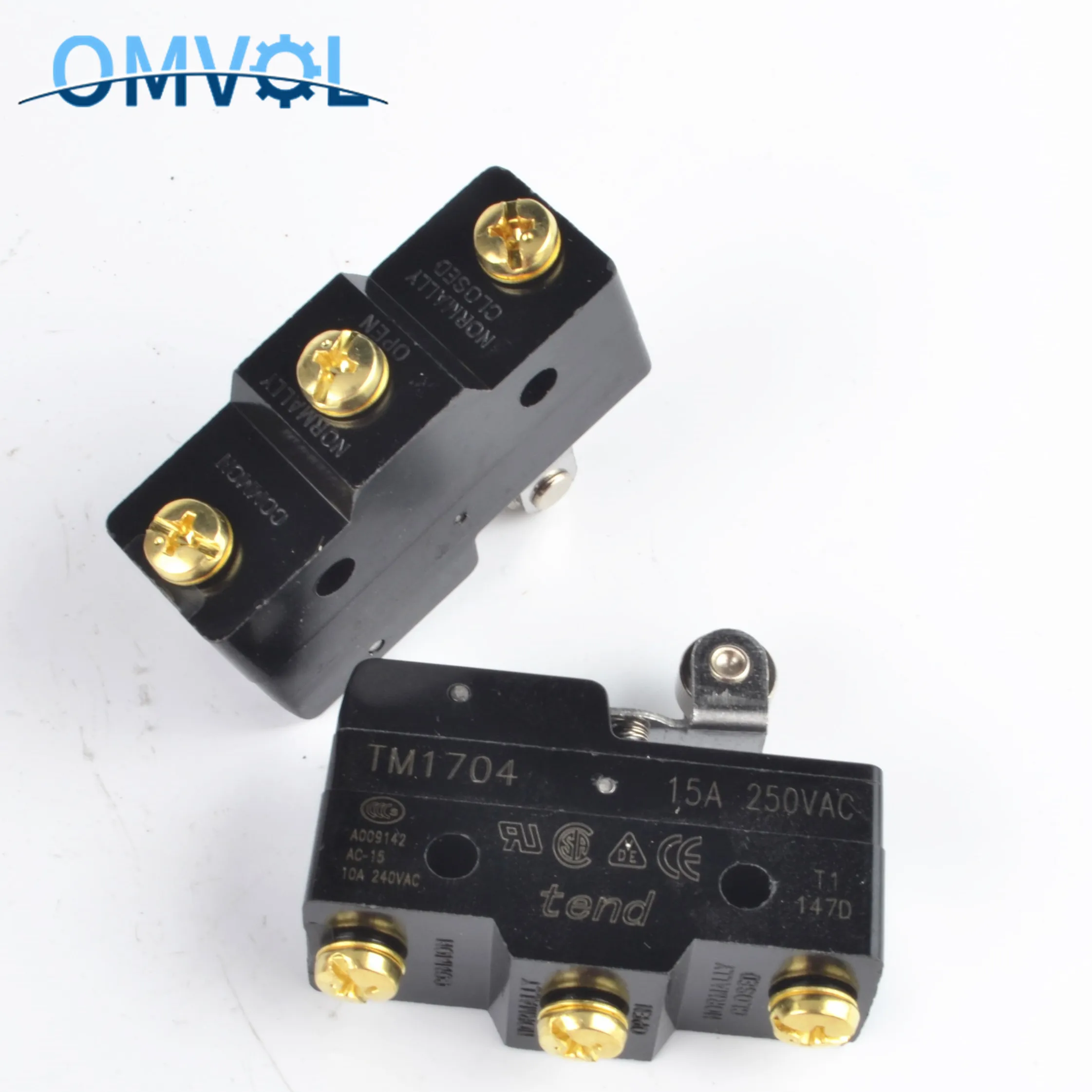 TM-1704 короткий роликовый рычаг с петлей мгновенный микро концевой переключатель |