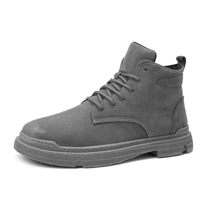 

Men Casual Shoes Man Comfy Lace-up High Quality PU Leather Fashion Shoes Men 2020 Autumn Durable outsole New Men Shoes