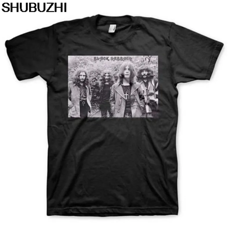 BLACK SABBATH-Greyscale Group-футболка Ufficiale Uomo, хлопковая футболка, модная футболка, топ, футболка sbz4226