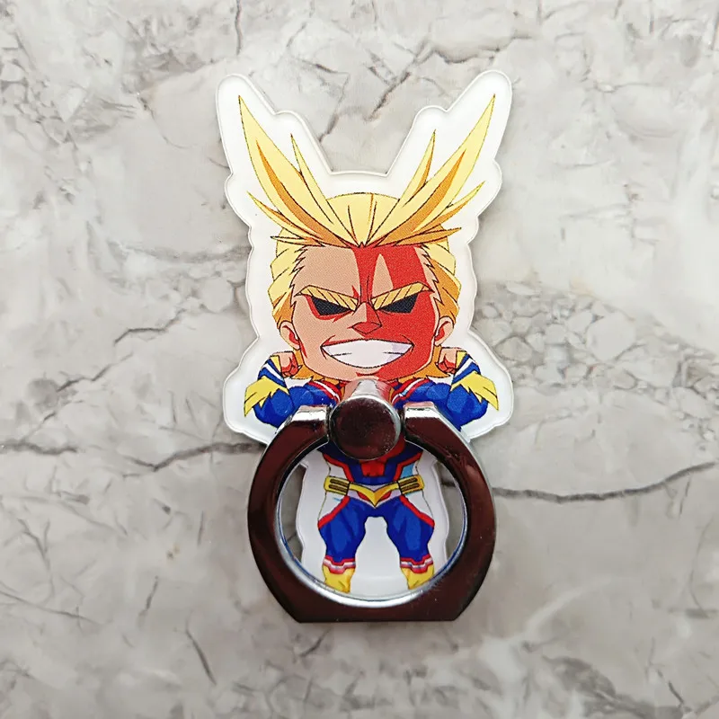

Anime Hero Academia Mobile Phone Holder Stand Cosplay Badge Deku Bracket Ring Buckle Stent