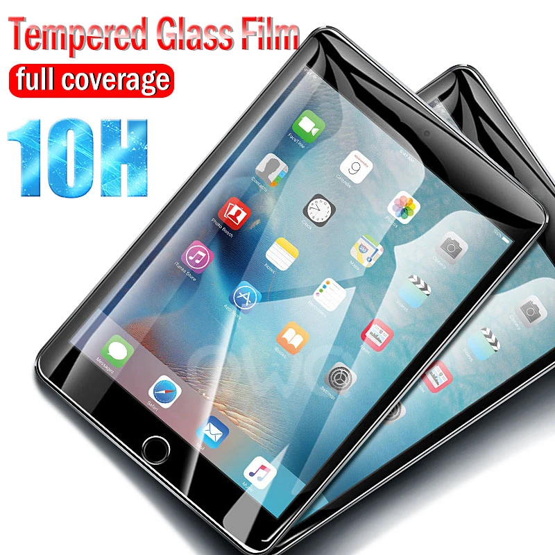 Закаленное стекло для Apple iPad 9,7 Pro Защитное стекло для экрана для iPad Mini4 3 2 1 iPad Air 2 полное покрытие стекло