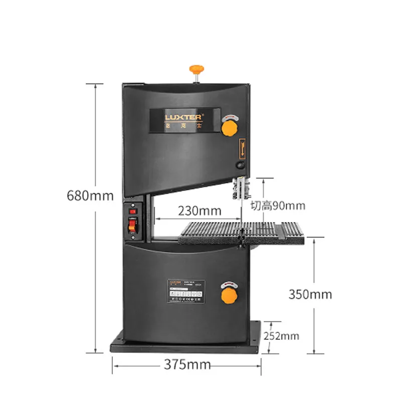 Ленточная пила 8 дюймов/9 дюймов Проволочная деревообрабатывающая Лобзиковая