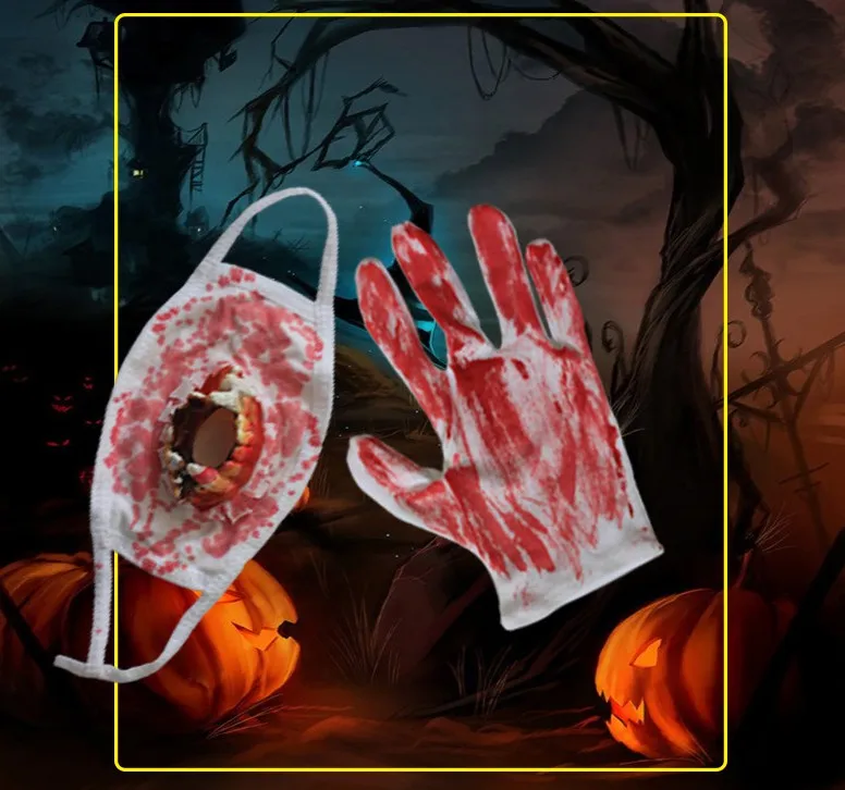 

Halloween Costume Holiday Decorations Vampire Teeth Gloves Comfortable Wearing Party Funny