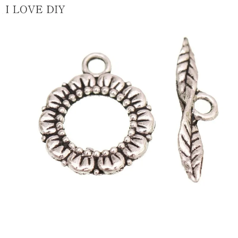 Античный тибетский серебряный соединитель для изготовления браслетов 6