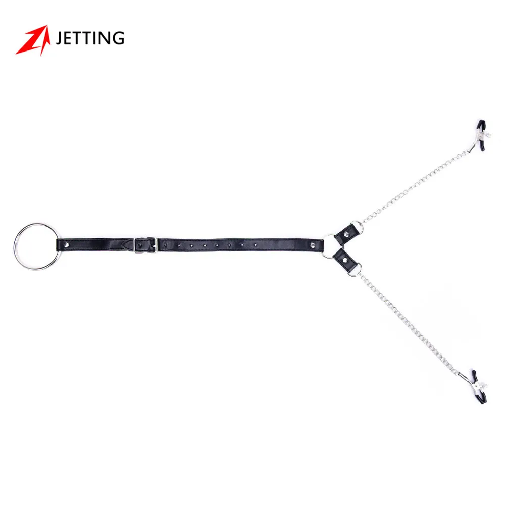 Женские металлические зажимы для сосков на цепочке с кольцом соска | Украшения и