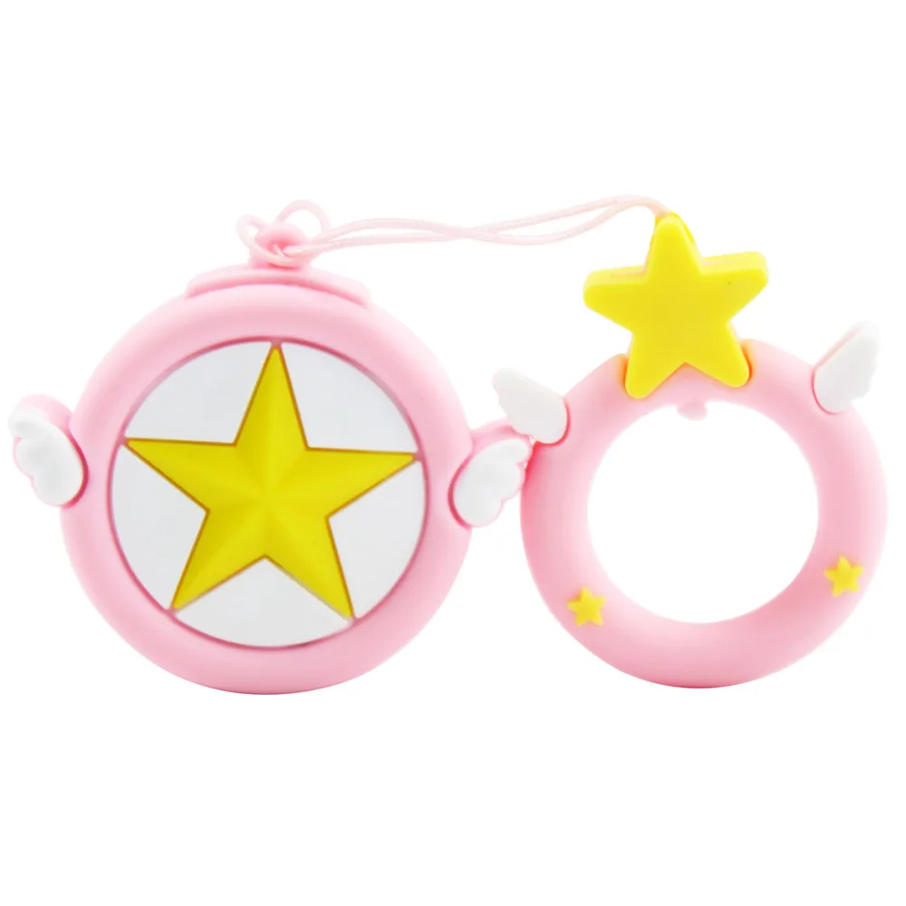 

2021 New Cartoon USB flash drive 128GB Cute pink stars Pen drive Gifts for girls beautiful girly heart key chain ring Pendrive