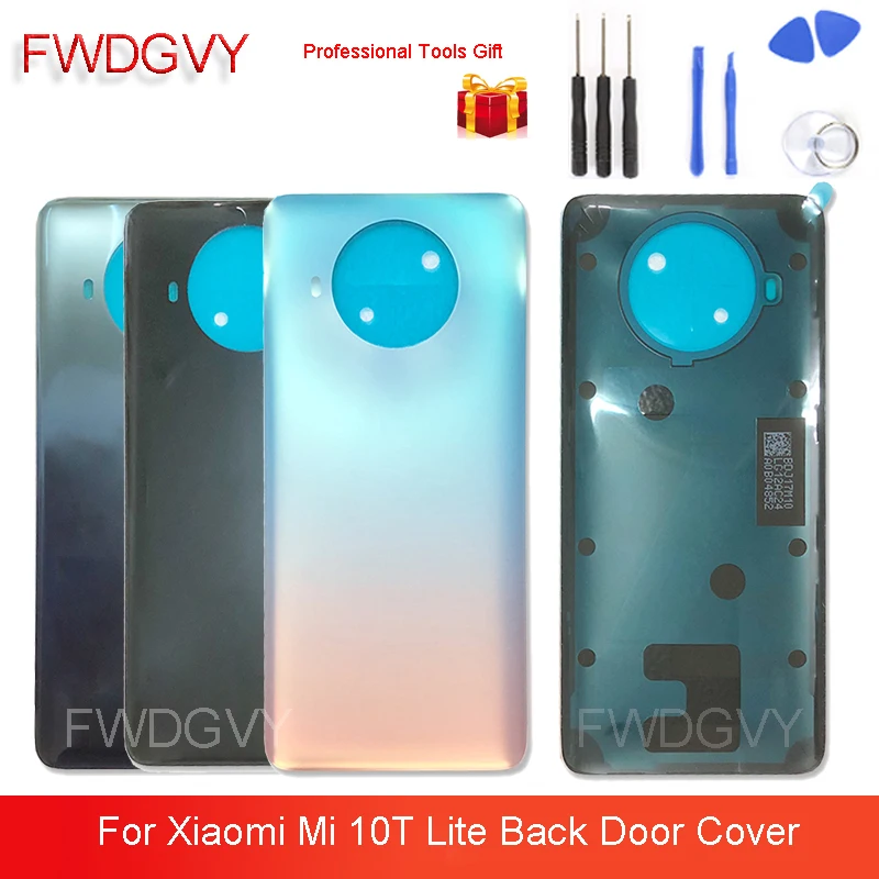 

6.67" Original NEW For Xiaomi Mi 10T Lite 5G Back Door Cover Mobile Phonee Rear Glass Battery Housing Case For Mi 10T Lite