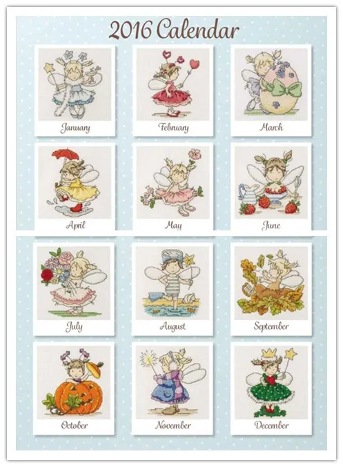 

25-needle-free kit, December girl (14CT) Counted Cross Stitch 11CT 14CT 18CT DIY Cross Stitch Kits Embroidery Needlework Sets