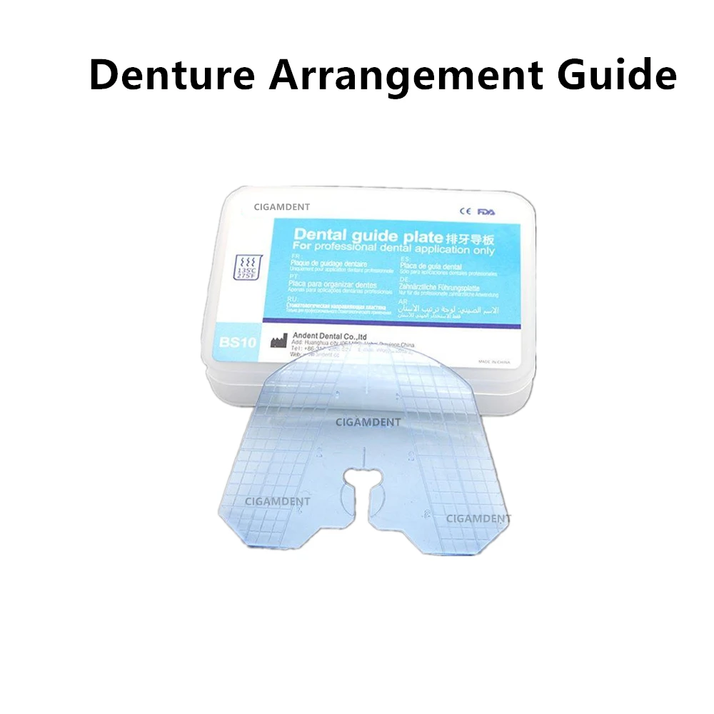 

1Pc Dental Template Guide Plate Complete Denture False Teeth Arrangement For Dentist Laboratory