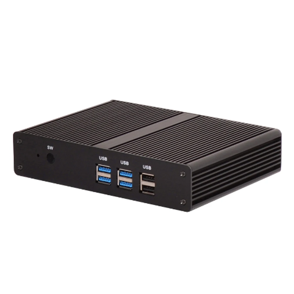 B6 низкая мощность Новый Barebone Win 10 дешевый x86 Linux Intel Core i3 4020Y процессор 12 в ультра