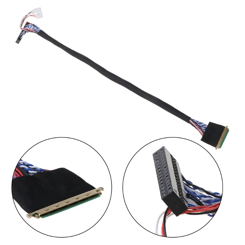 I PEX 20453 040T 11 40Pin 2ch 6bit LVDS кабель для светодиодной ЖК панели 10 1 18 4 дюйма Прямая