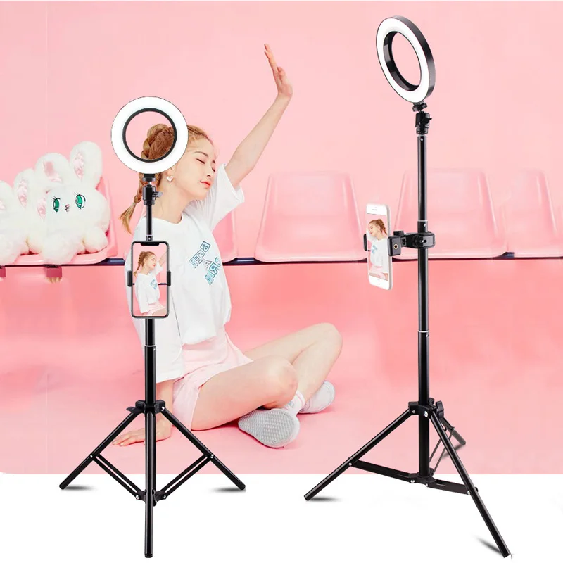 Светодиодный кольцевой светильник с регулируемой яркостью 10 дюймов для камеры