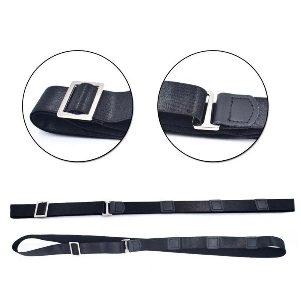 Регулируемый ремень для мужчин и женщин эластичный пояс фиксации ткани защита от
