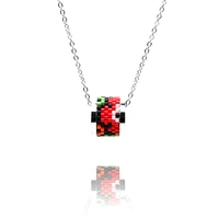 fairywoo delica necklace delica miyuki beaded pendant necklaces for girls luxury brand collares choker for lover gifts wholesale