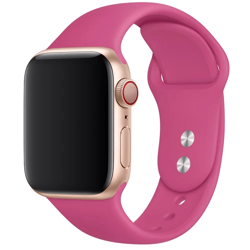 Dragon fruie 32 Спортивный ремешок для Apple Watch ремешок 44 мм 40 4 3 iwatch ремешок 42 мм 38 мм силиконовый pulseira ремешок для часов Браслет Apple watch 5 ремешок 44 мм - Цвет ремешка: Dragon fruie 32