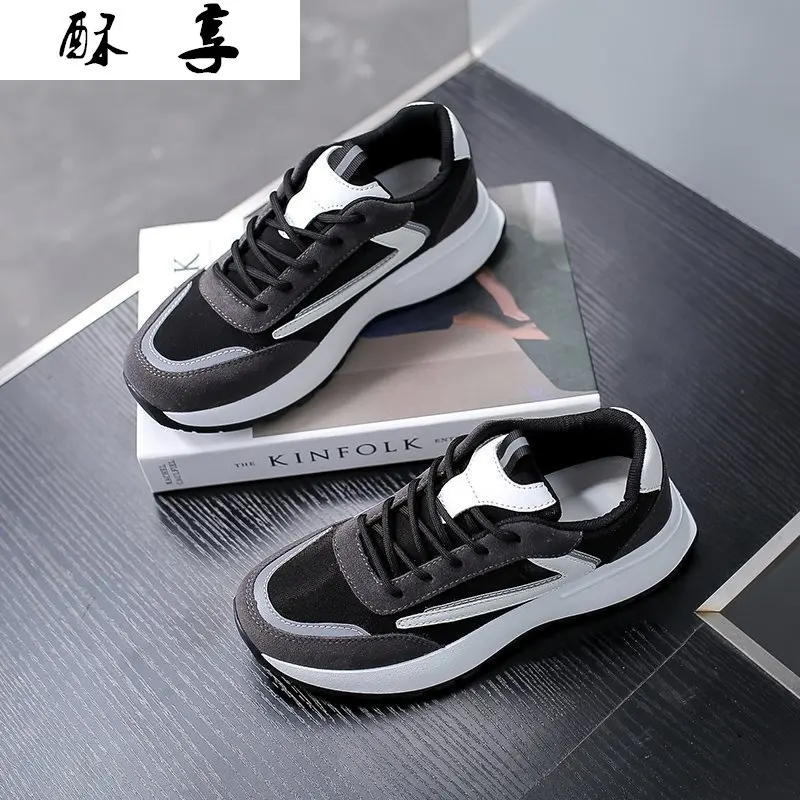 

New Women's Sneaker Fashion Comfortable Walking Women's Casual Shoes Cross Lace Vulcanized Women's Shoes Platform Women's Shoes